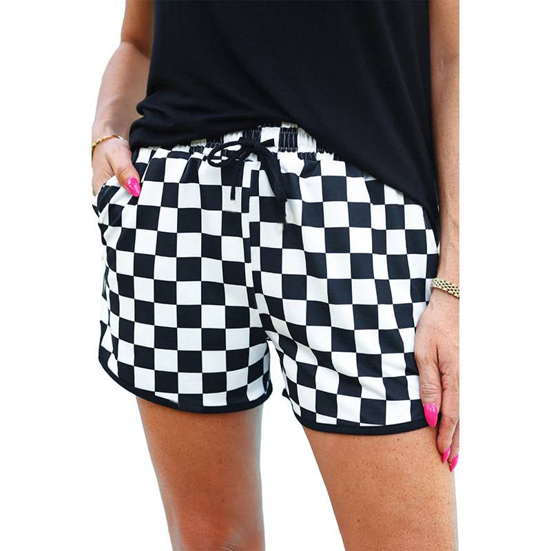 Draw string womens shorts