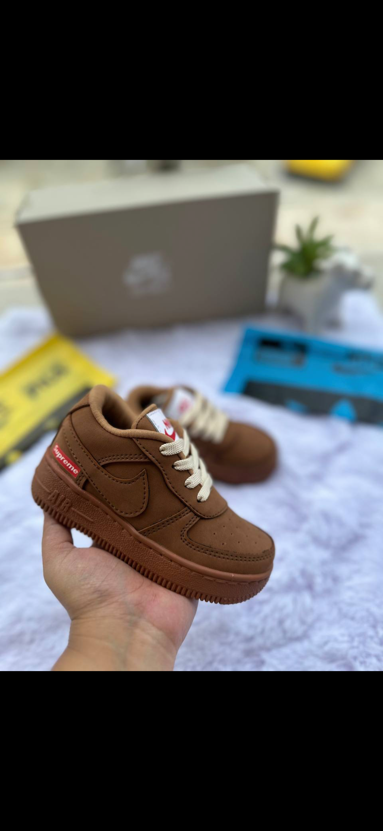 Brown dunks kids