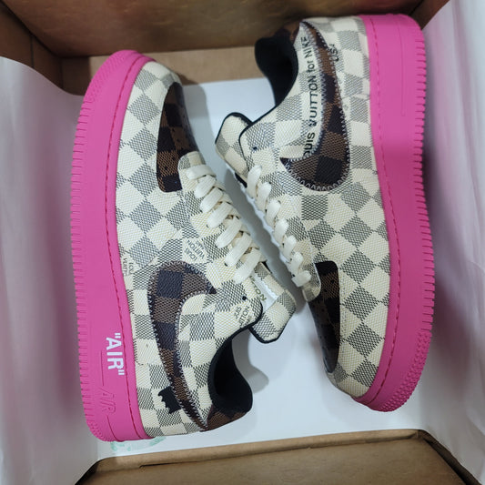 Pink LV Nike