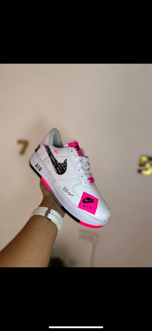 Kids White & Pink dunks